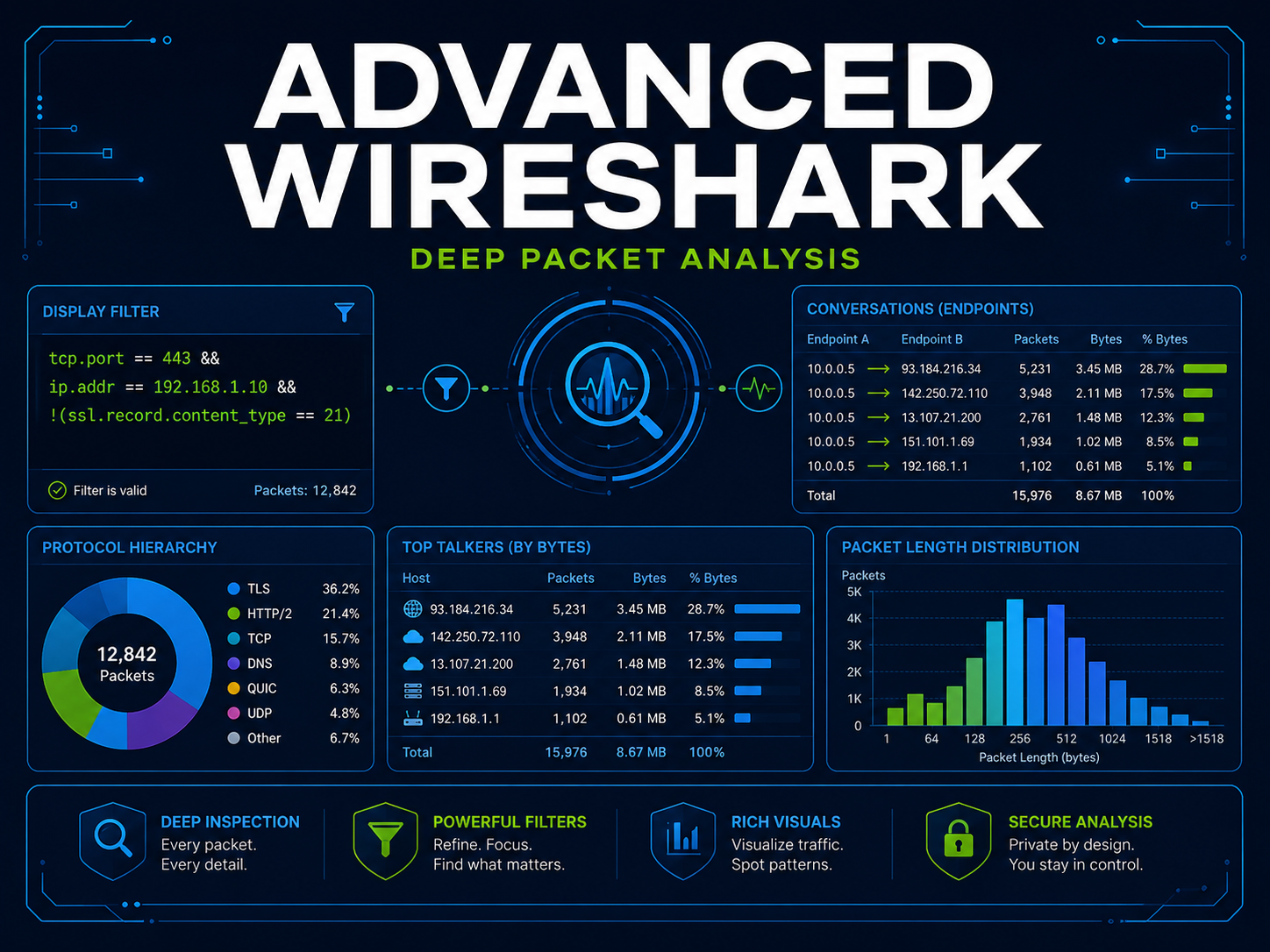 Advanced Wireshark guide graphic
