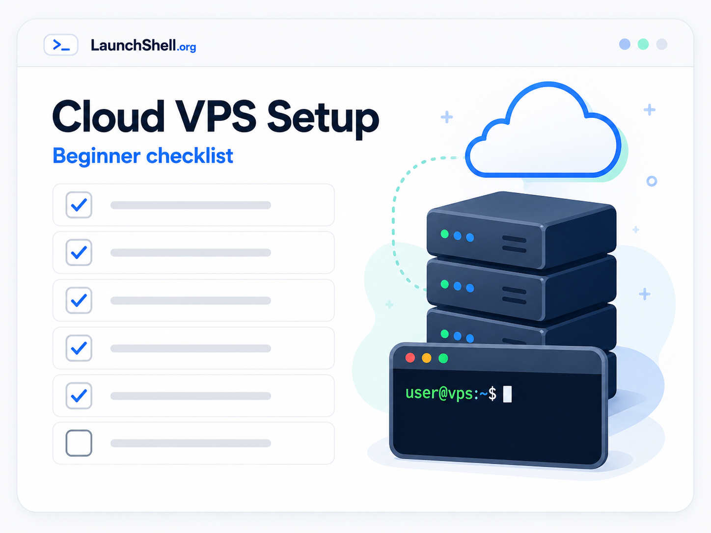 AWS VPS setup guide graphic