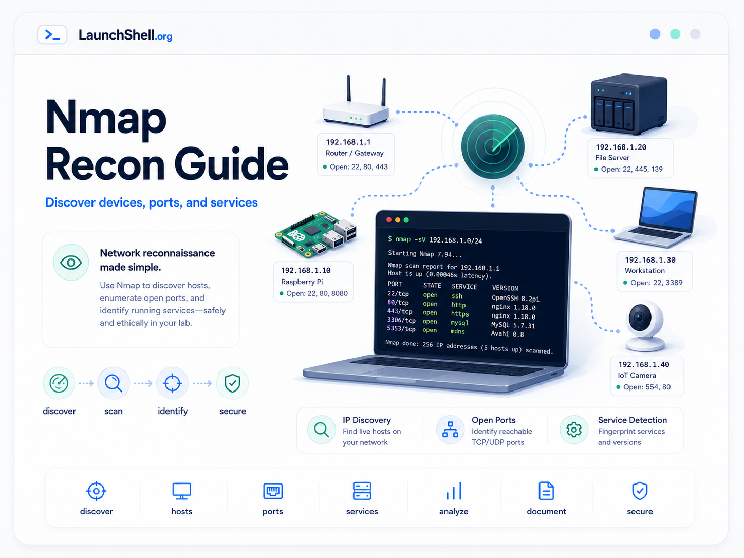 Nmap recon guide graphic