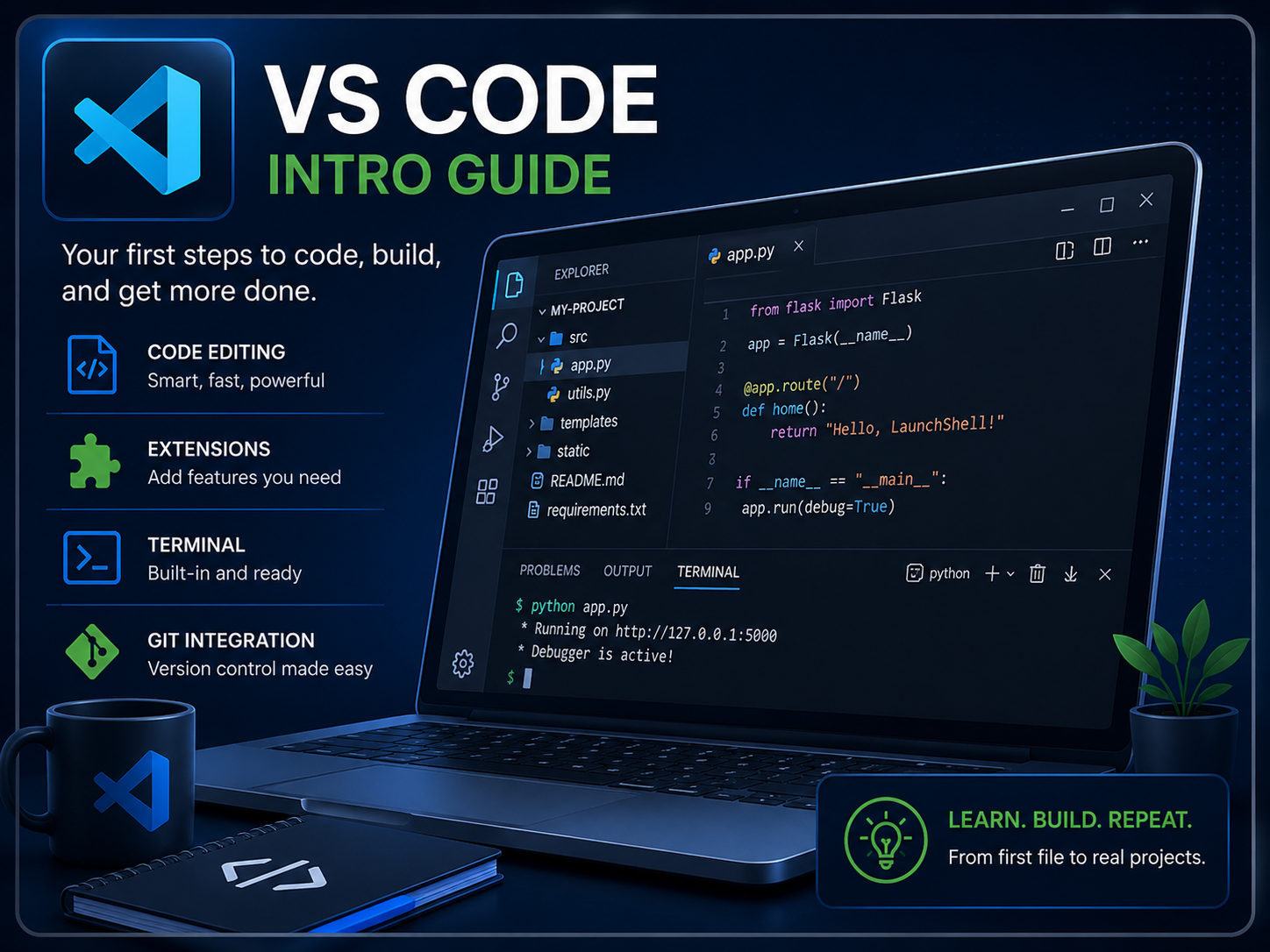 VS Code guide graphic